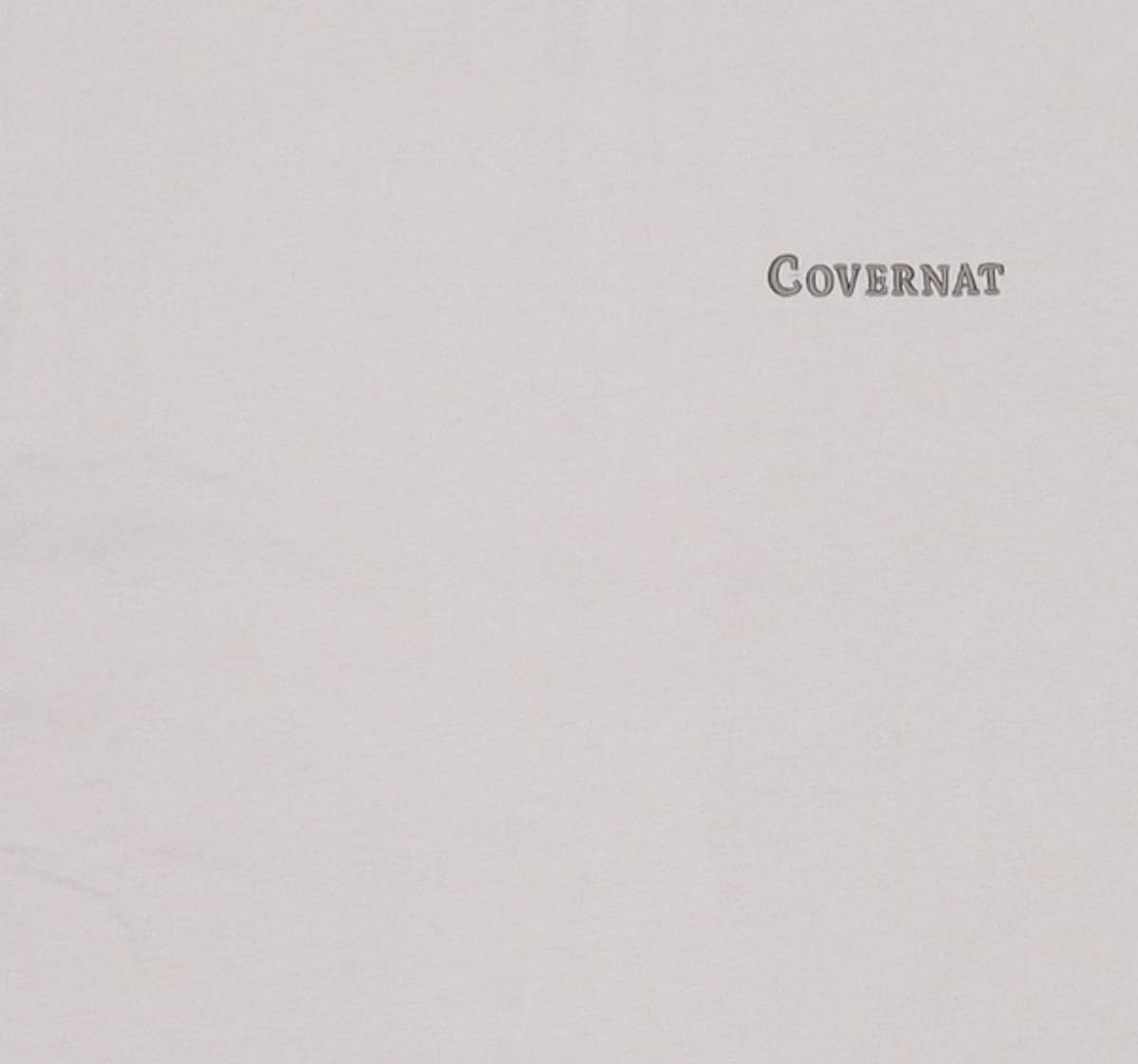 커버낫(COVERNAT) 모크넥 티셔츠 그레이 S
