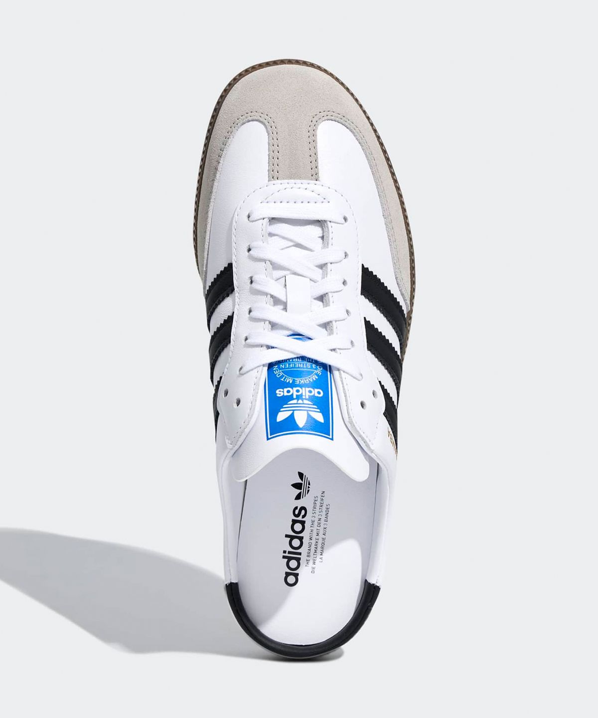 아디다스(ADIDAS) 삼바 OG 뮬 - 화이트:블랙 / LB3814