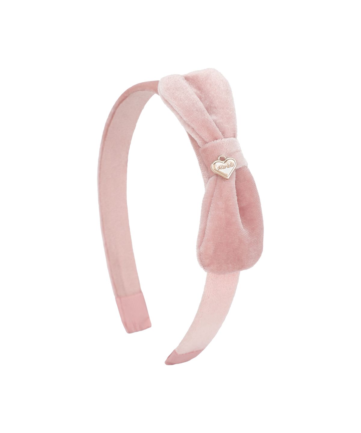 마리떼 키즈(MARITHÉ KIDS) KIDS VELVET RIBBON HAIR BAND pink