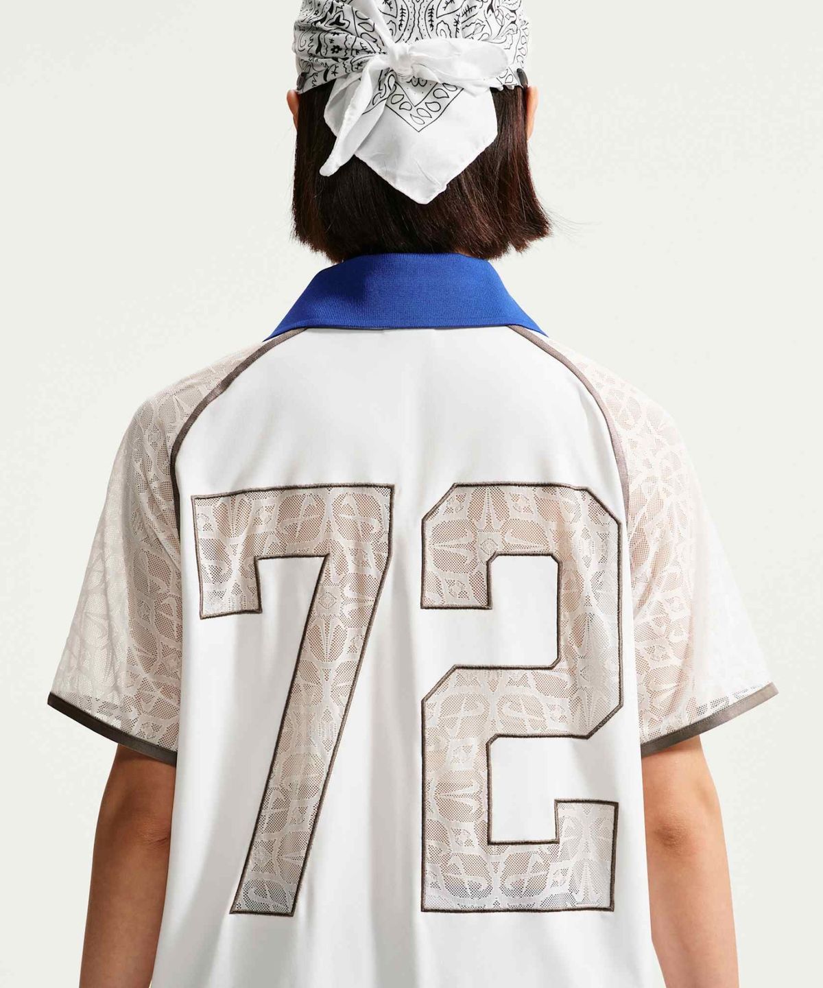 나이키(NIKE) 스포츠웨어 레이스 폴로 저지 탑 W - 서밋 화이트:올드 로얄 / IW1088-121