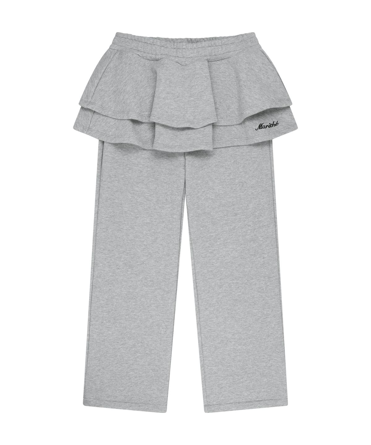 마리떼 키즈(MARITHÉ KIDS) KIDS W RUFFLE SKIRT PANTS heather gray