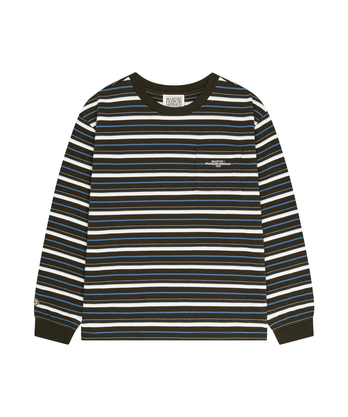 마리떼 키즈(MARITHÉ KIDS) KIDS POCKET LONG SLEEVE TEE stripe