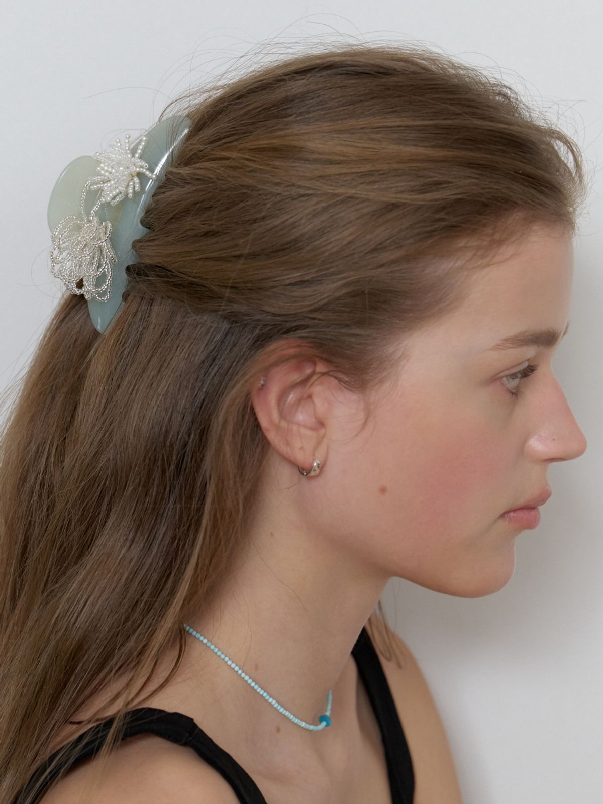 러브미몬스터(LOVE ME MONSTER) Shining Beads Hair Clip_5COL (L262MHA040)