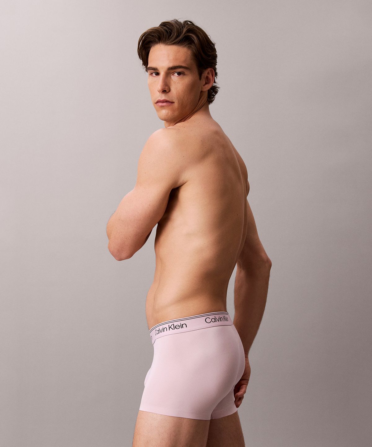 캘빈클라인 언더웨어(CALVIN KLEIN UNDERWEAR) 남성 마이크로 스트레치 쿨링 로우 라이즈 트렁크_NB4695MSD