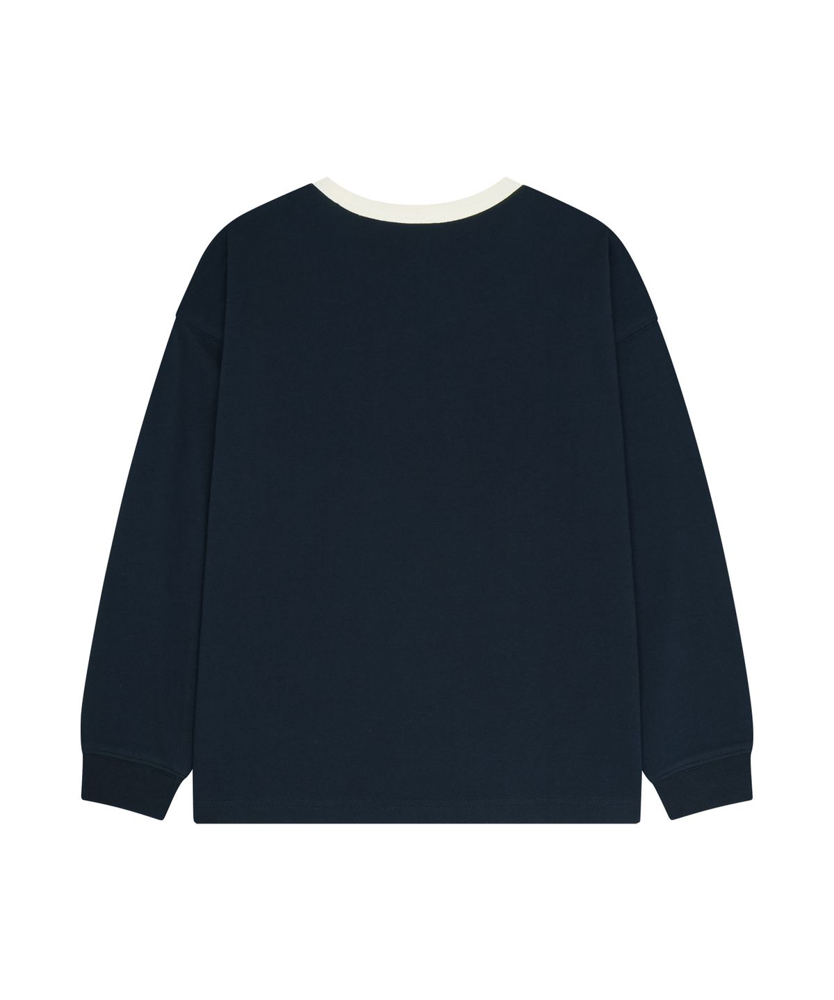 마리떼 키즈(MARITHÉ KIDS) KIDS CLASSIC LOGO LONG SLEEVE RINGER TEE navy