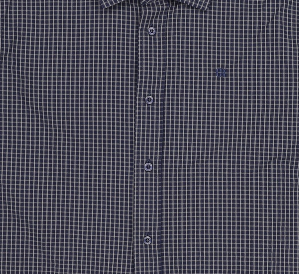 그로브(GROVE) MAREN CHECK SHIRT (NAVY CHECK) FREE