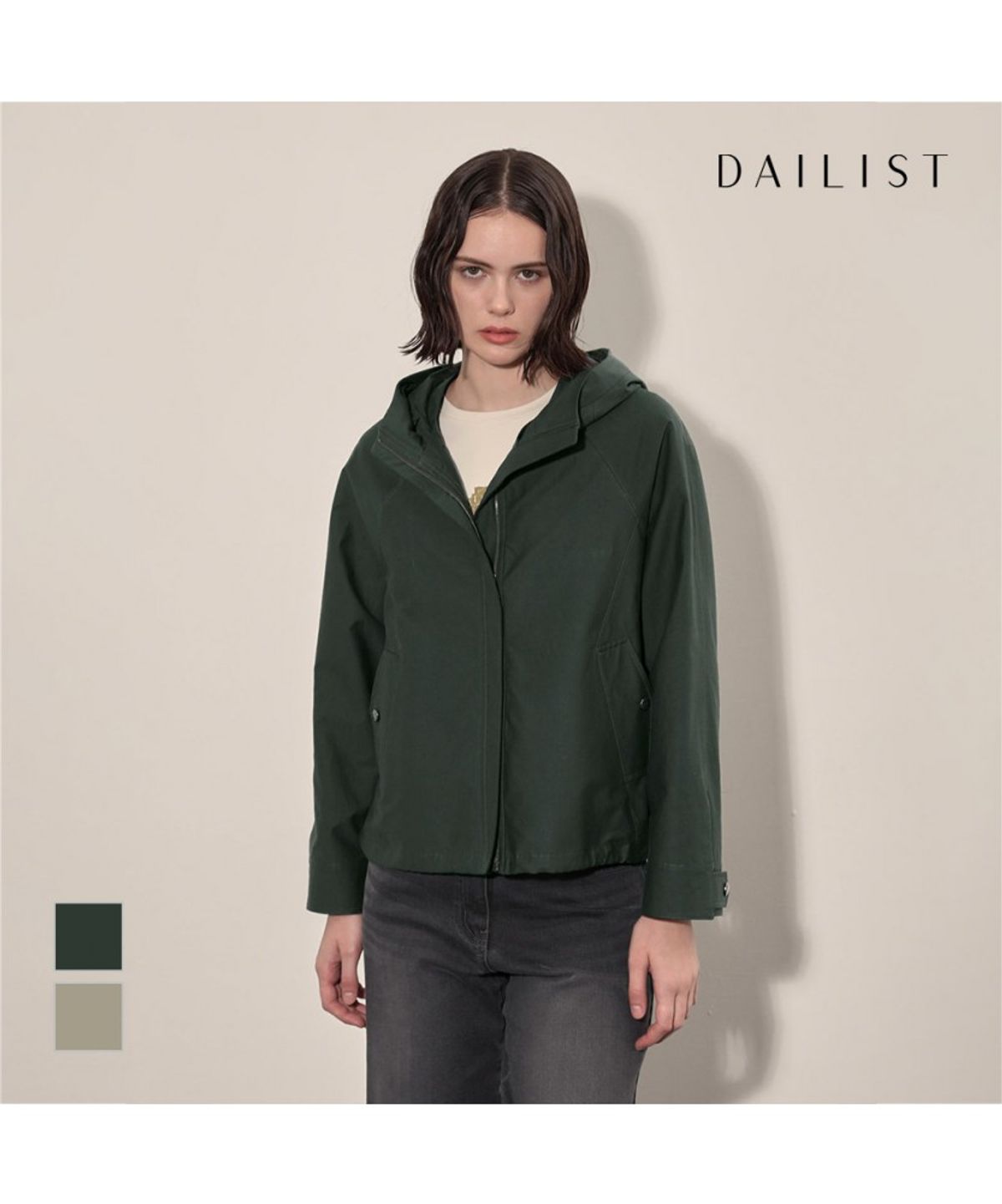 데일리스트(DAILIST) 루즈핏 변형 숏점퍼_MDBCL4F7431
