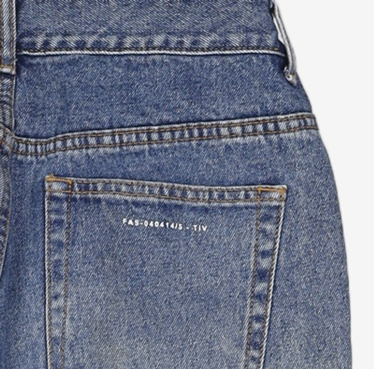페이탈리즘(FATALISM) #0221 Dueration blue straight crop fit 46