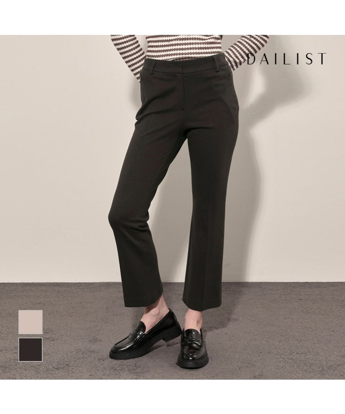 데일리스트(DAILIST) 기본 부츠컷 슬랙스_MDBDL4F8211