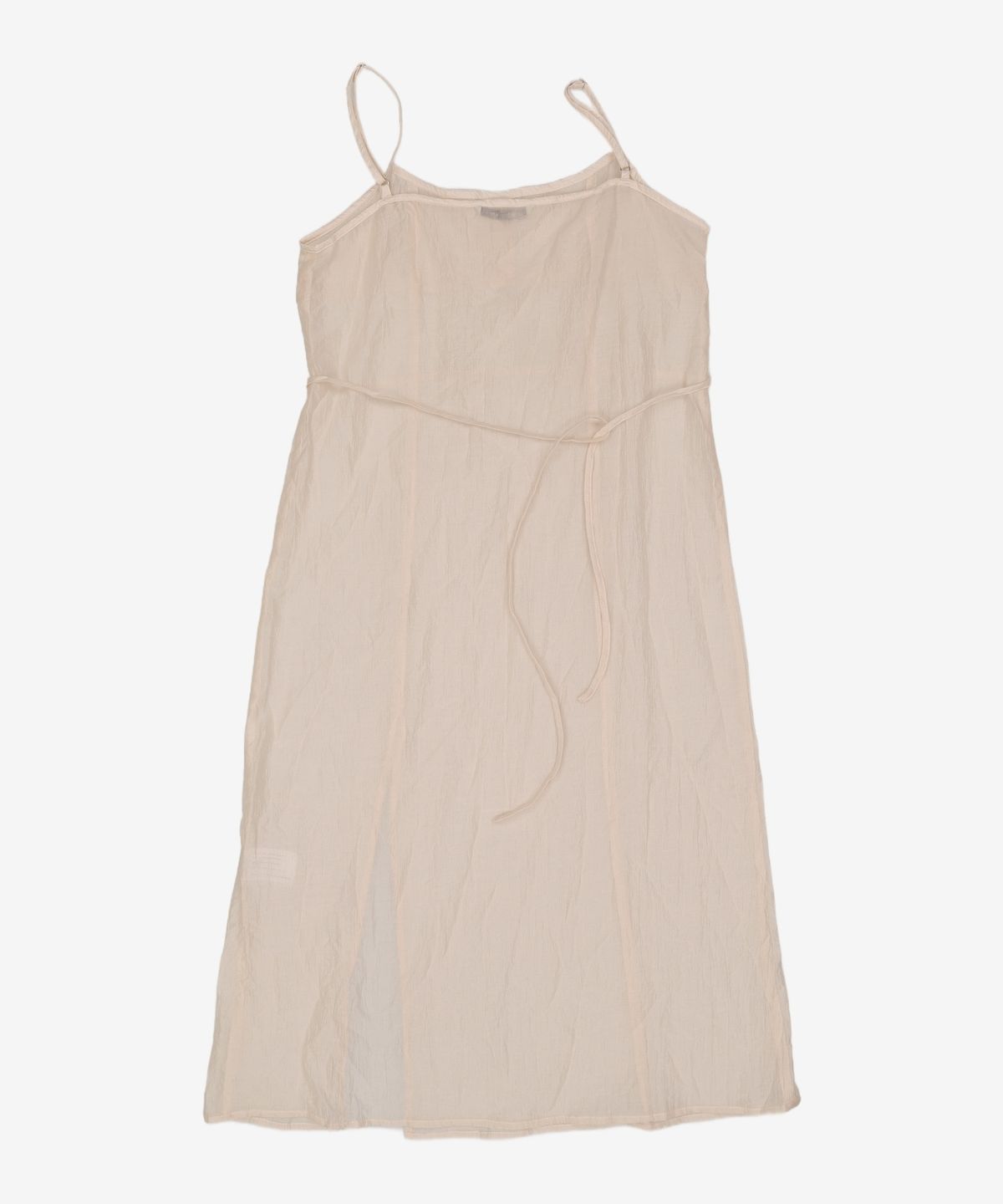 미쏘(MIXXO) 버튼업 시스루 롱 원피스_MIWOWG601B M