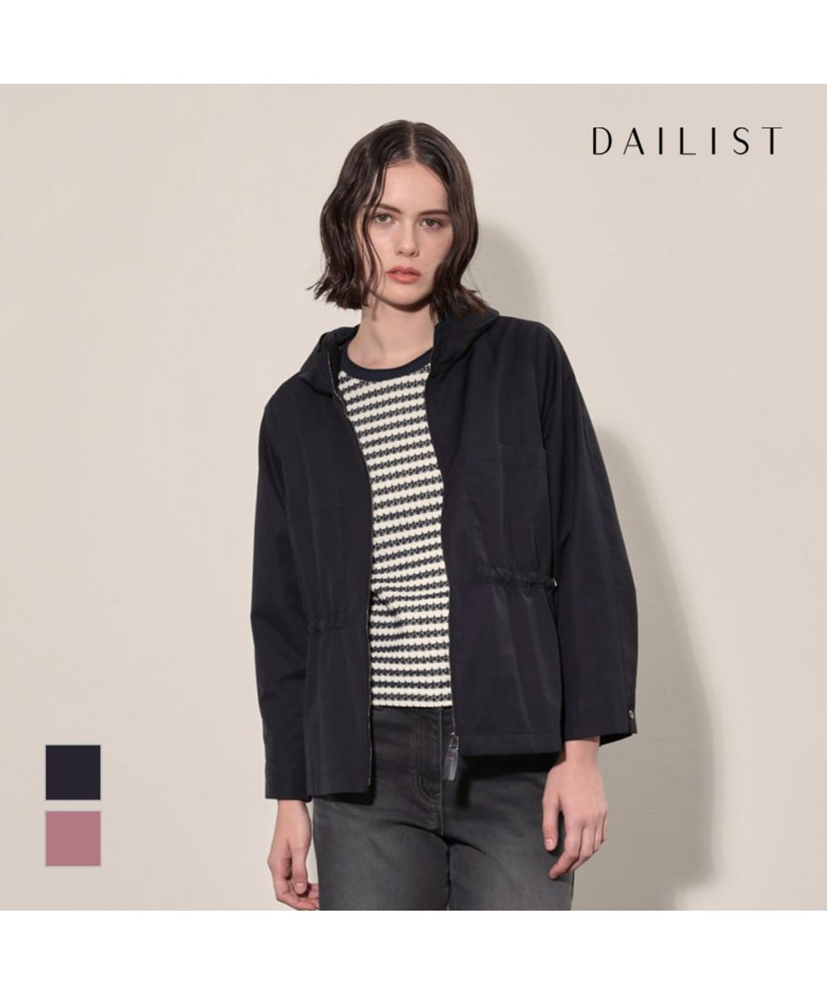 데일리스트(DAILIST) 반후드 빅포켓 점퍼_MDECL4F7311