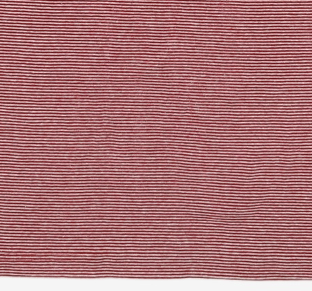 노매뉴얼(NOMANUAL) FINE STRIPE T-SHIRT - BURGUNDY XL