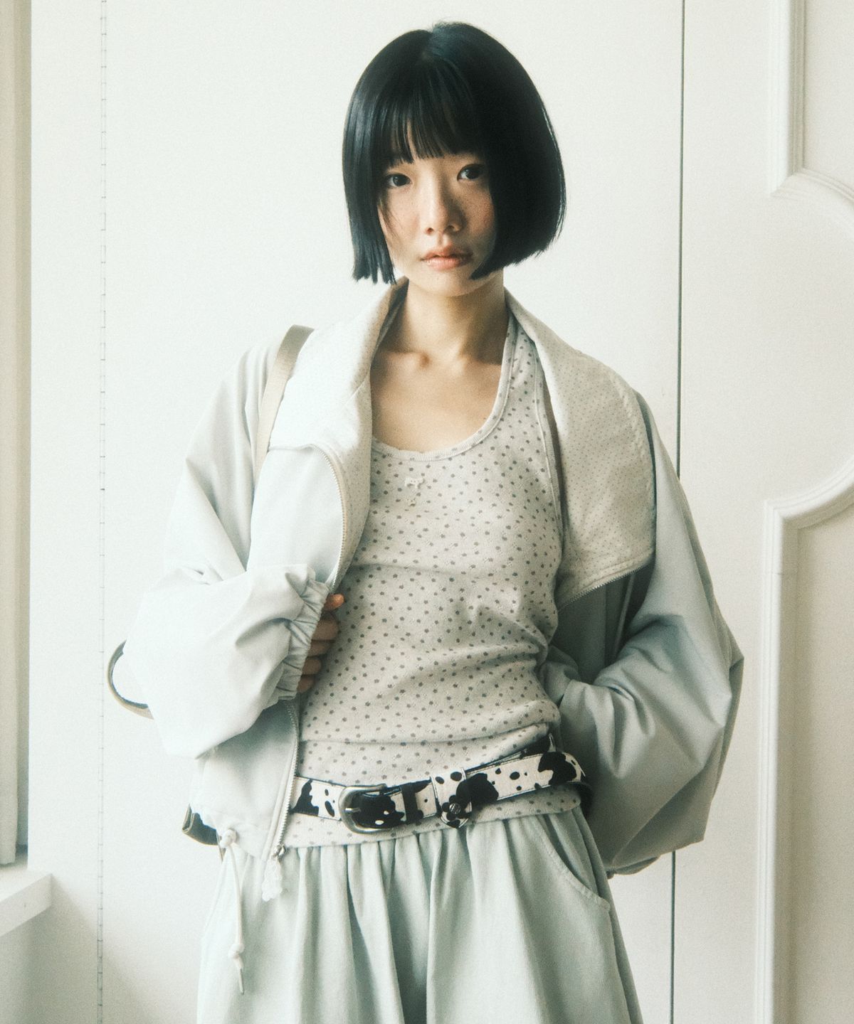 시월107(SIWL107) Fleur Belt (Calf)