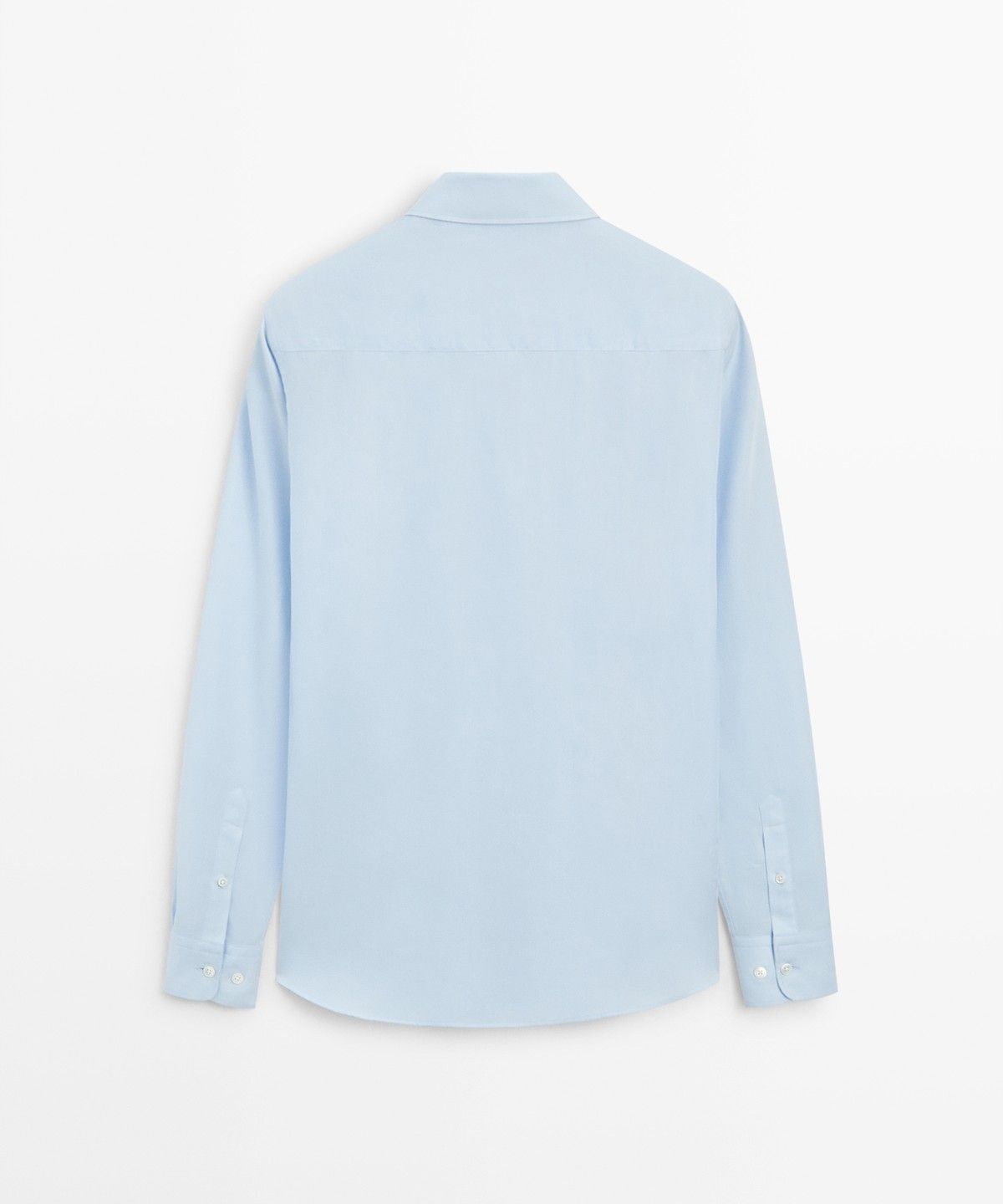 마시모두띠(MASSIMO DUTTI) 레귤러 핏 100% 코튼 트윌 셔츠