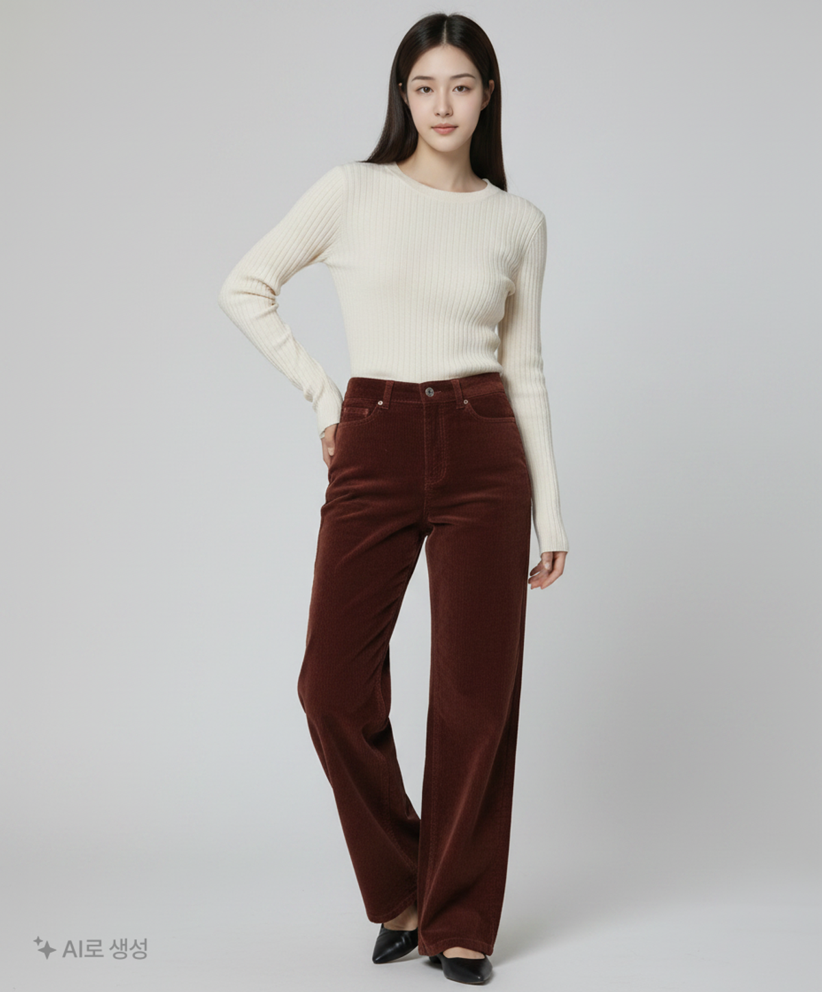 자라 우먼(ZARA WOMAN) 코튼 팬츠 34
