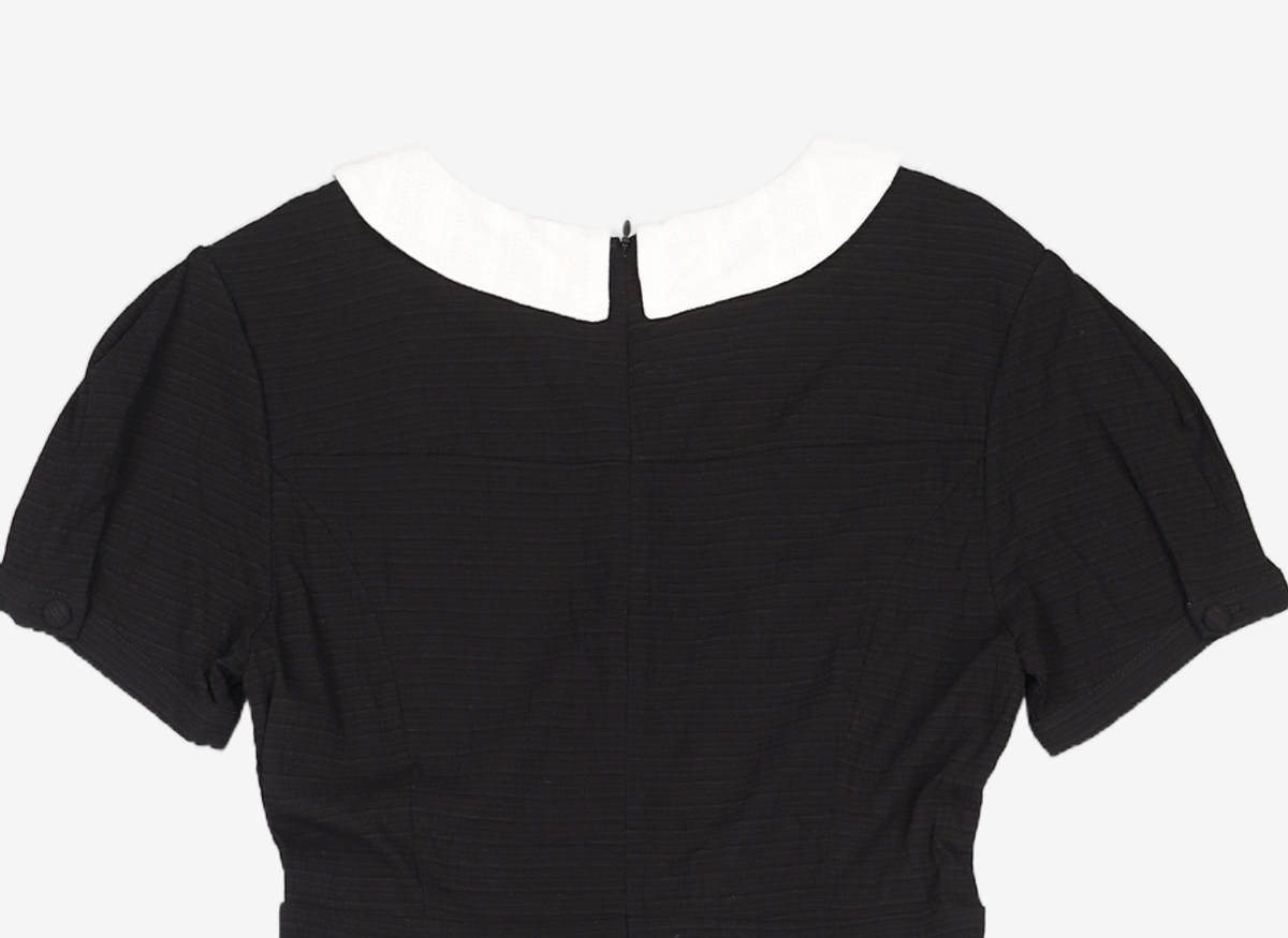 논로컬(NONLOCAL) Flat Collar Flare Dress 2 Color S