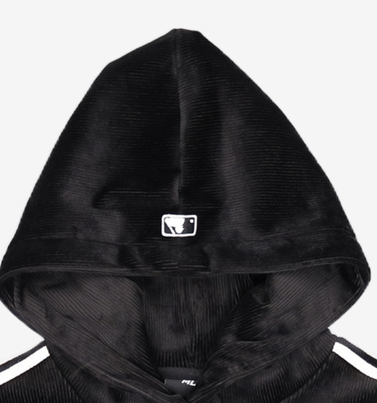 엠엘비(MLB) 여성 베이직 골조직 벨로아 후드티 NY (Black) S
