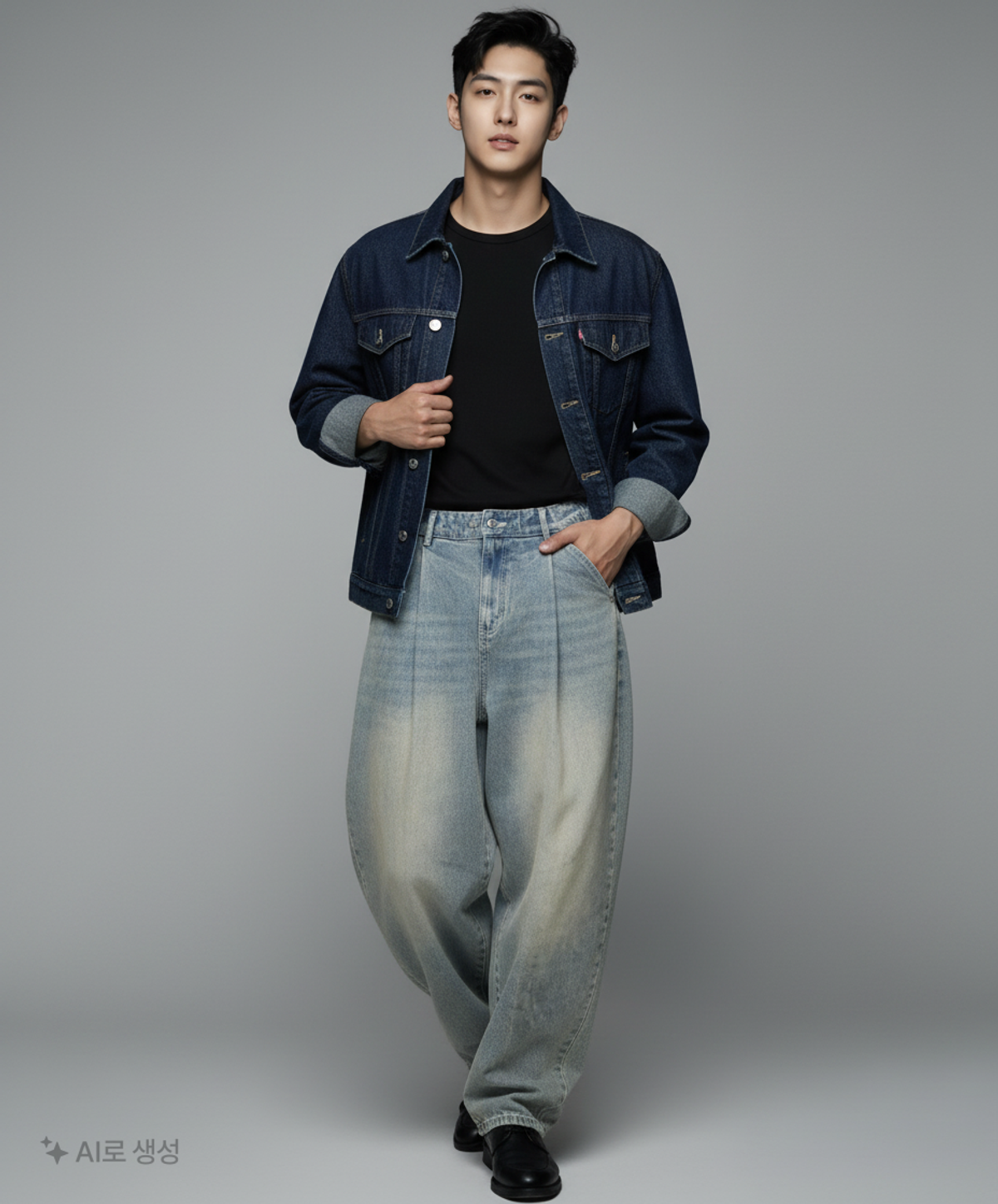 엑스톤즈(XTONZ) 청/데님 팬츠 S