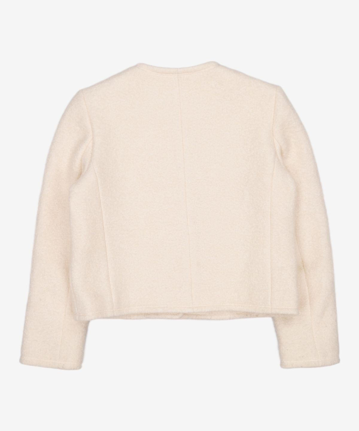 미쏘(MIXXO) 부클 라운드넥 숏 자켓_MIWJKDV0PB M