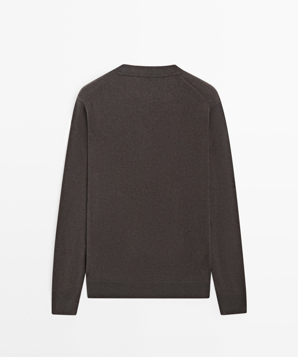 마시모두띠(MASSIMO DUTTI) 울 혼방 라운드넥 니트 스웨터