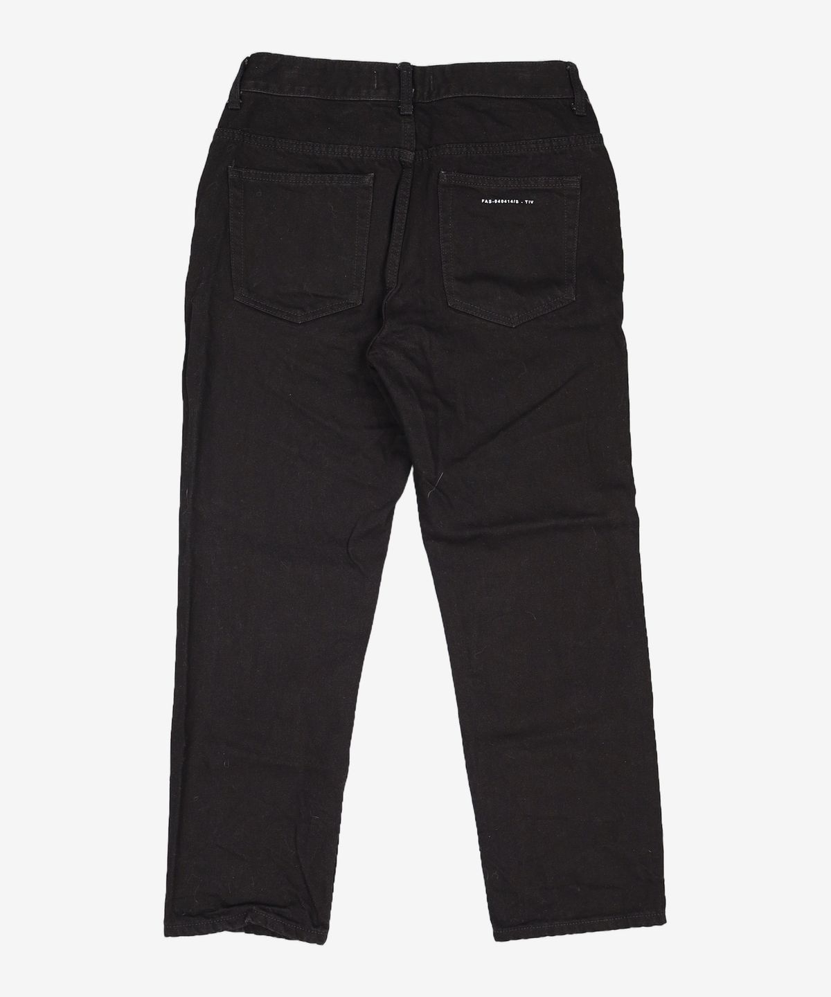 페이탈리즘(FATALISM) #0218 Black straight crop jean 46