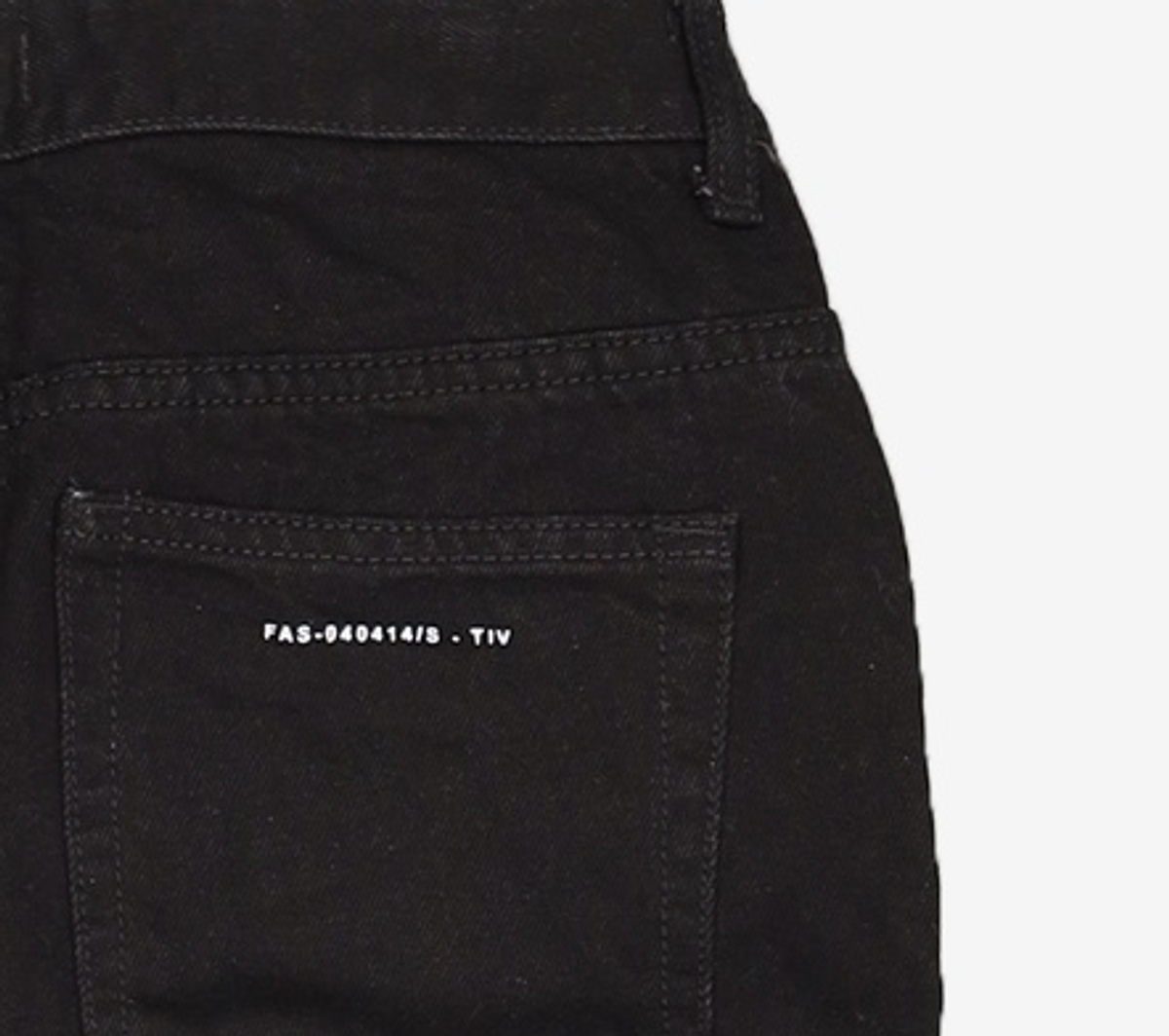 페이탈리즘(FATALISM) #0218 Black straight crop jean 46