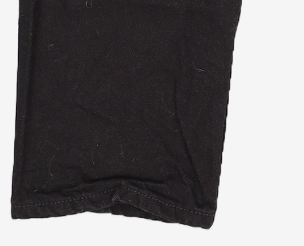 페이탈리즘(FATALISM) #0218 Black straight crop jean 46