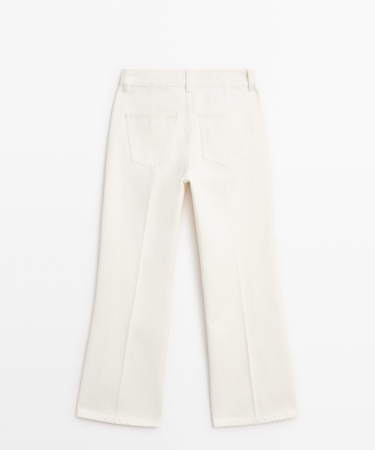 마시모두띠(MASSIMO DUTTI) 미드라이즈 플레어 크롭 진