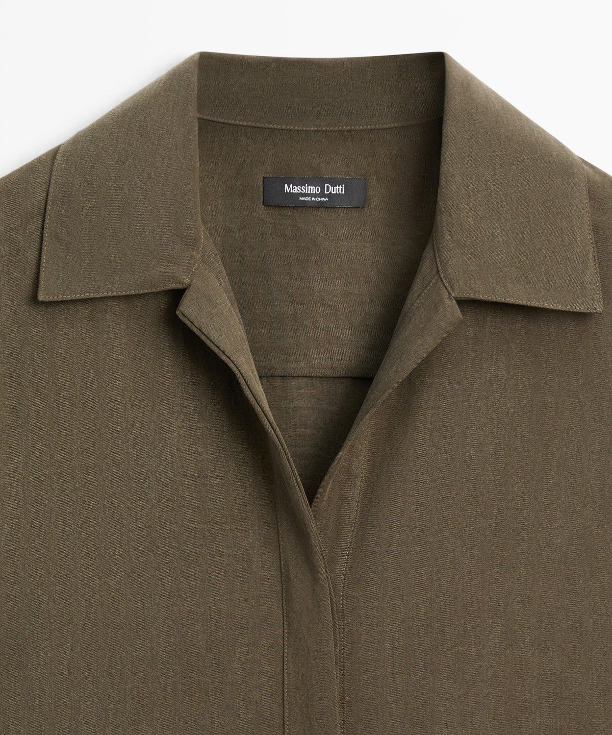 마시모두띠(MASSIMO DUTTI) 포켓 디테일 미니 셔츠 원피스