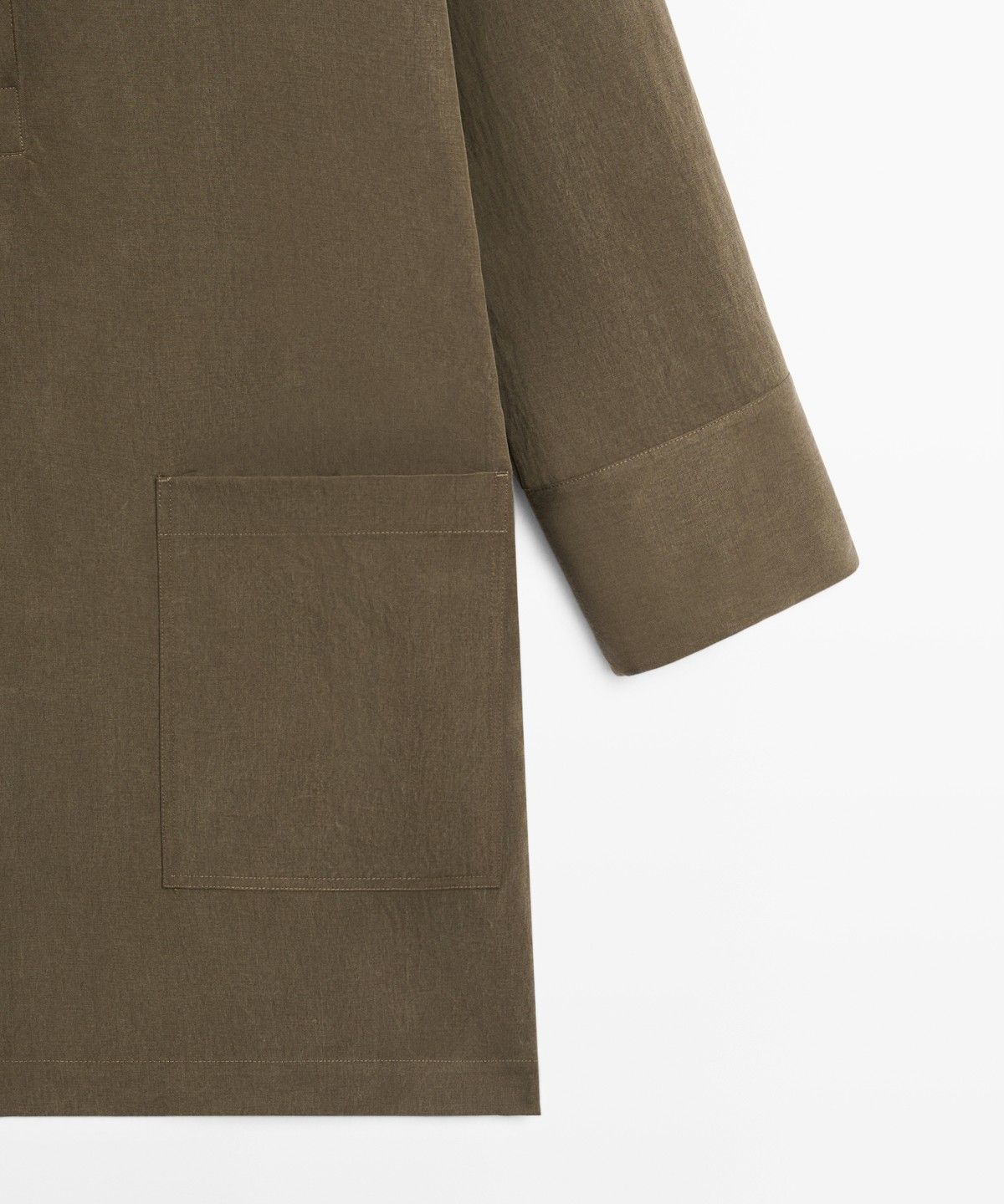 마시모두띠(MASSIMO DUTTI) 포켓 디테일 미니 셔츠 원피스