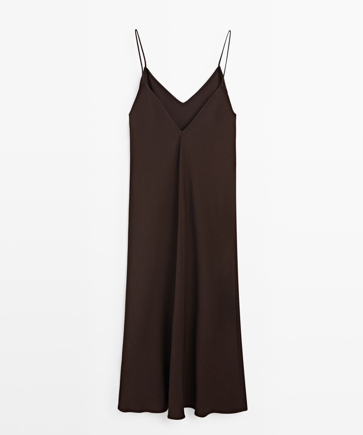 마시모두띠(MASSIMO DUTTI) 플루이드 스트랩 미디 원피스