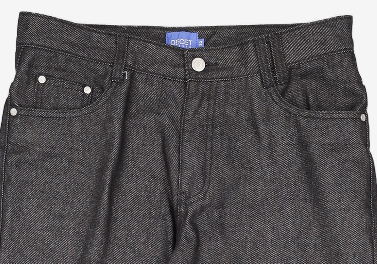 데케트(DECET) Dawn Cropped Tapered Jeans DCPT001Black 32