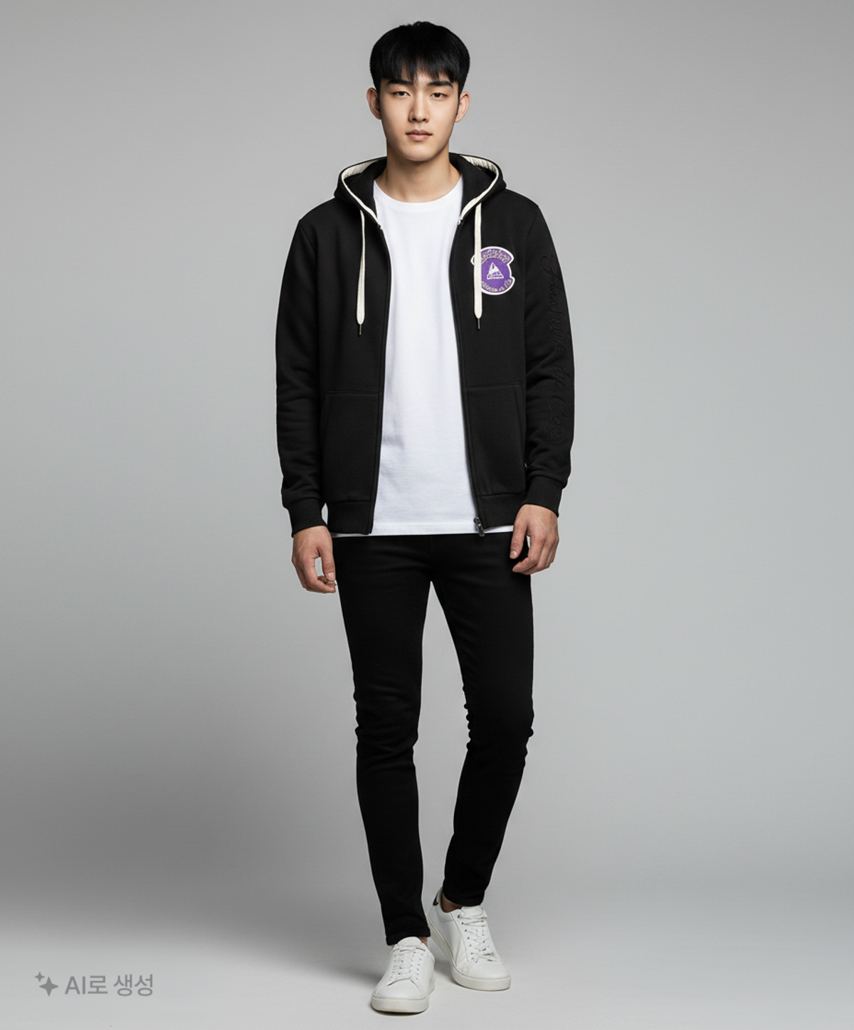 르꼬끄 스포르티브(LE COQ SPORTIF) 후드 집업 L