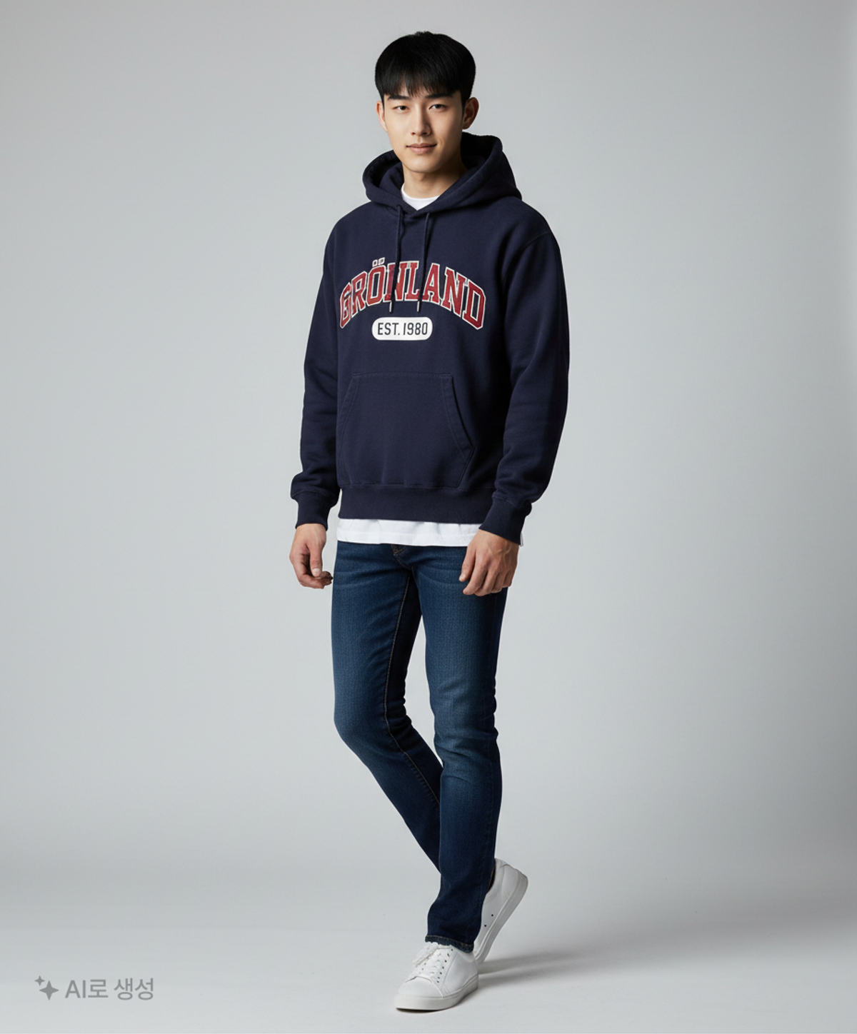 스파오(SPAO) 후드 티셔츠 L