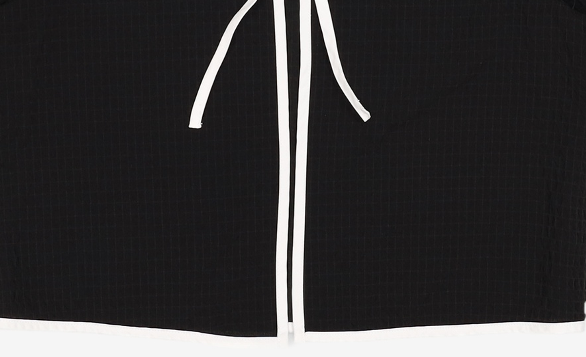 미쏘(MIXXO) 배색 가디건형 블라우스_MIWBWD812G S