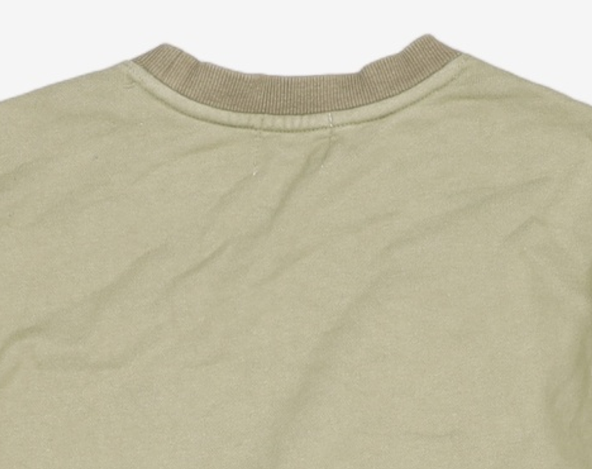 마리떼 프랑소와 저버(MARITHÉ + FRANҪOIS GIRBAUD) CURSIVE LOGO SWEATSHIRT khaki S