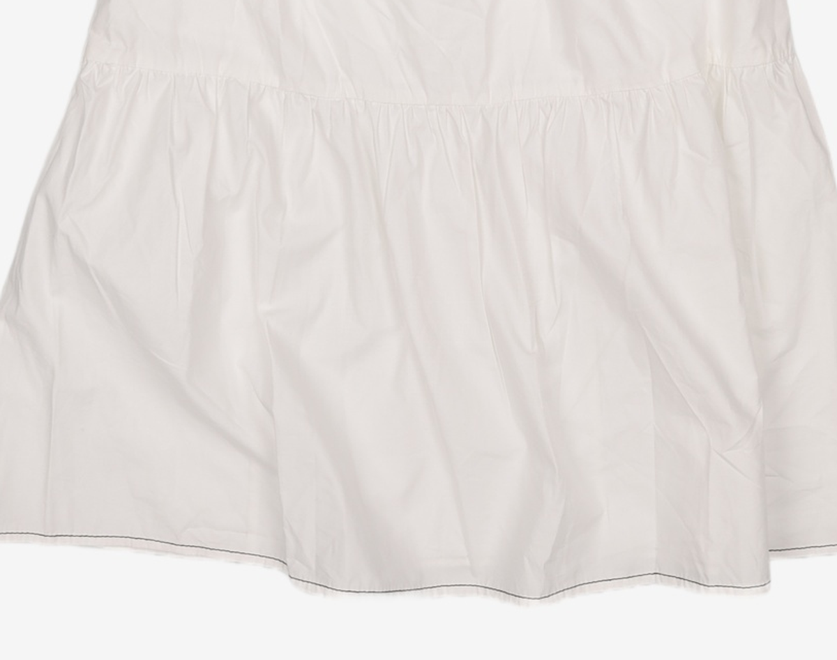 미쏘(MIXXO) 스퀘어넥 뒷트임 나시 롱 원피스_MIWOWD811B M