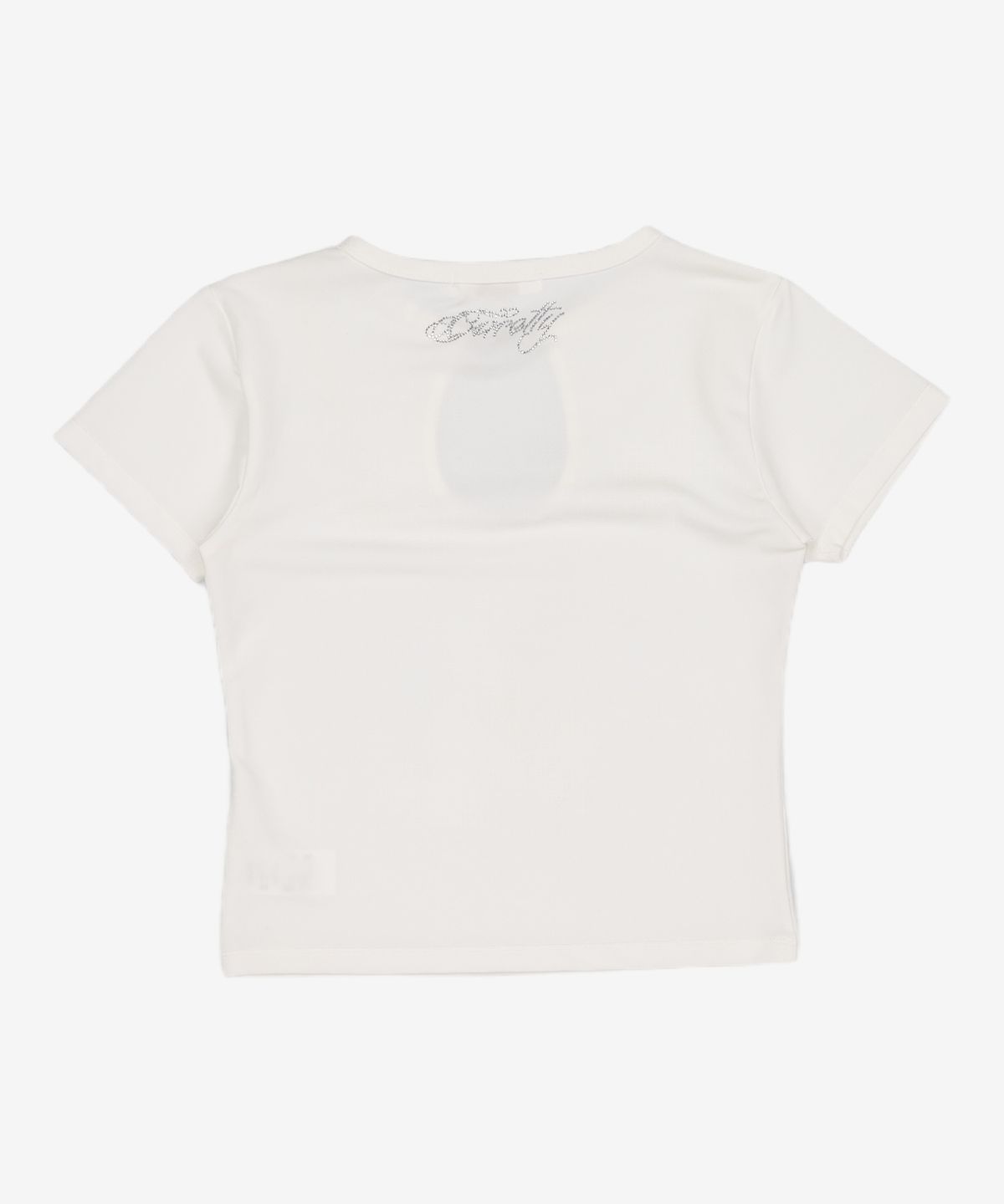 큐리티(CURETTY) C KEYHOLE DETAIL T-SHIRT_WHITE S