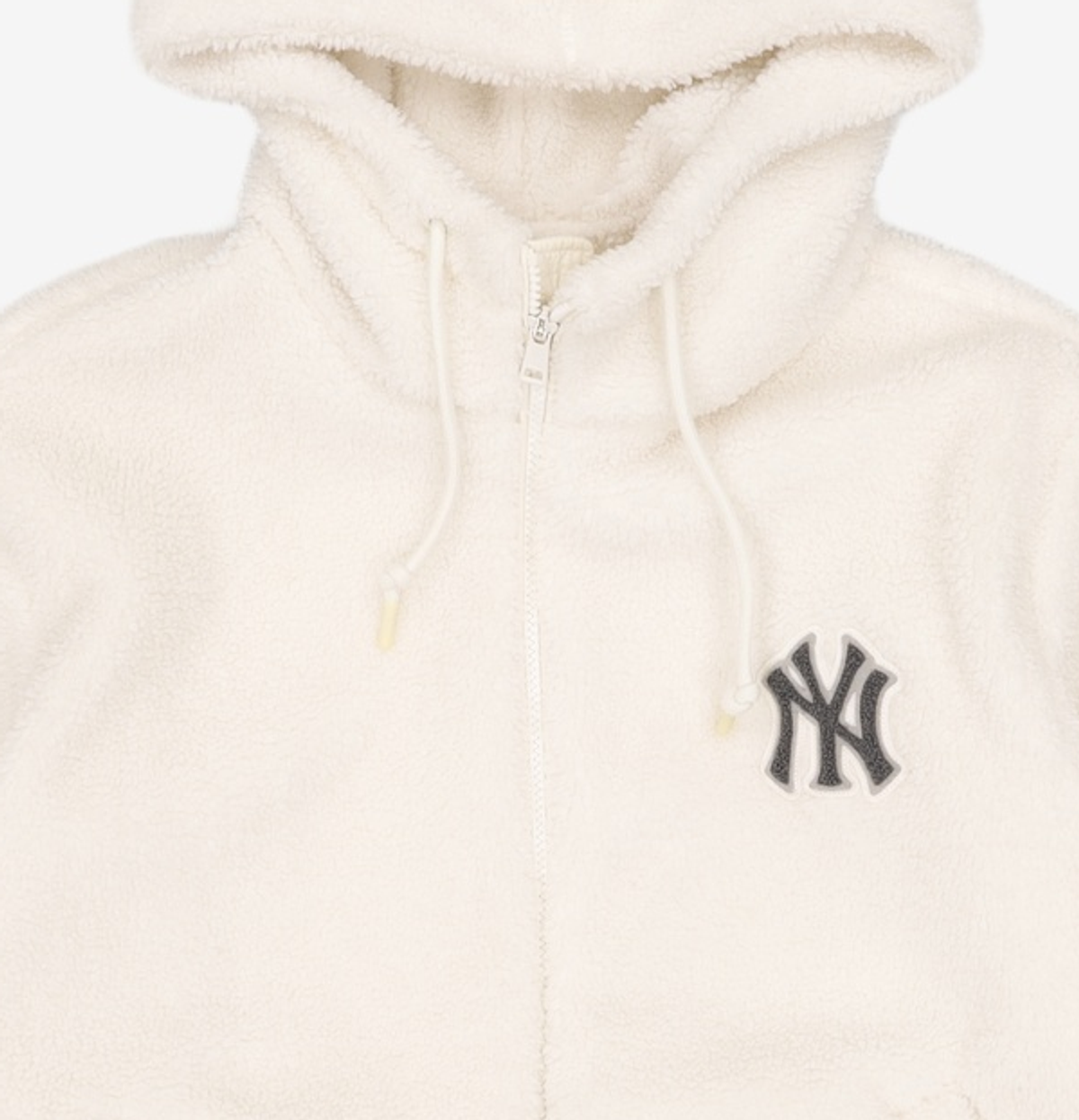 엠엘비(MLB) LIKE ICE 후드 후리스 점퍼 NY (Ivory) S