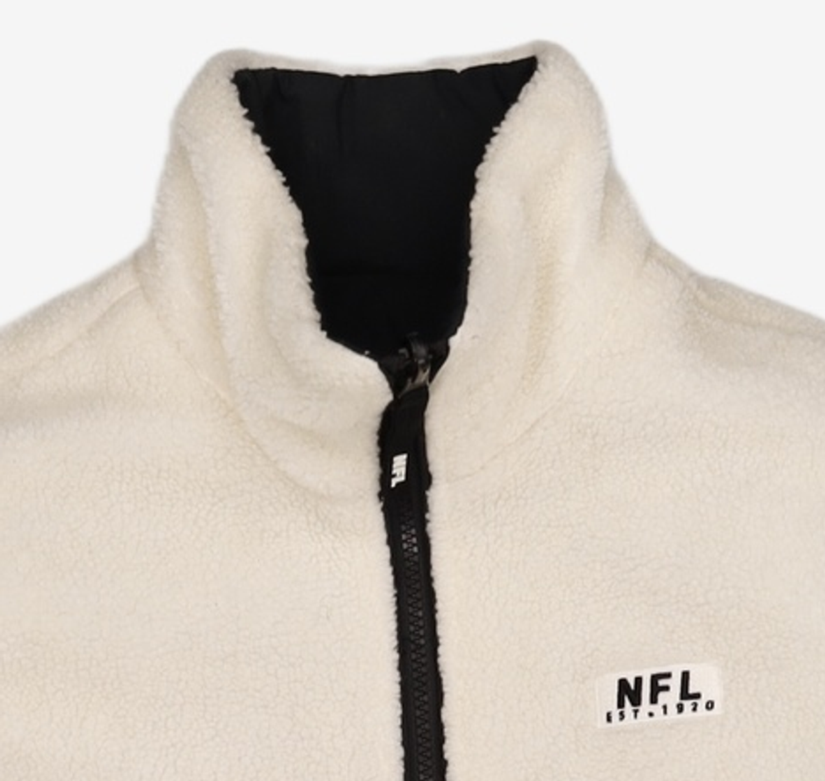 엔에프엘(NFL) F204MJK304 리버시블 플리스 우븐 자켓 IVORY S