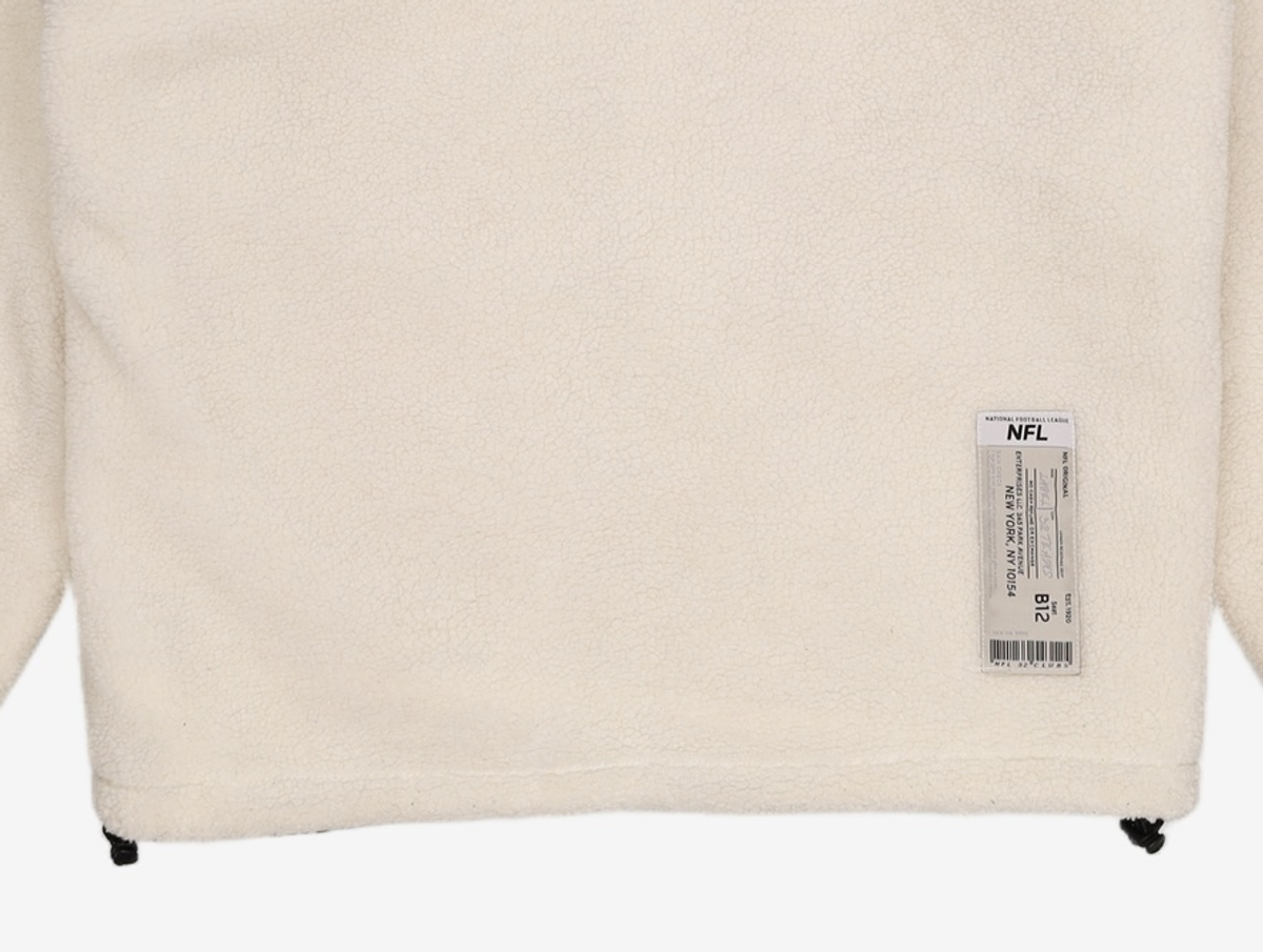 엔에프엘(NFL) F204MJK304 리버시블 플리스 우븐 자켓 IVORY S