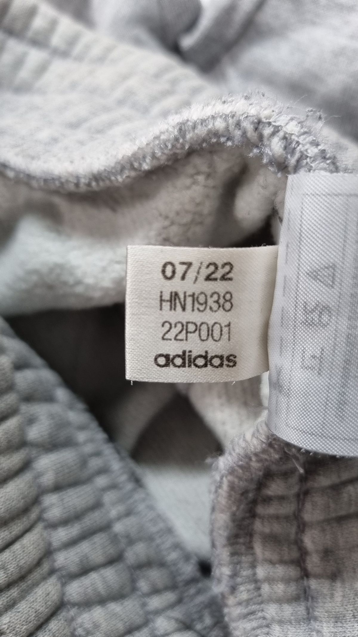 아디다스(ADIDAS) 플리스 팬츠 - 그레이 / HN1938 M