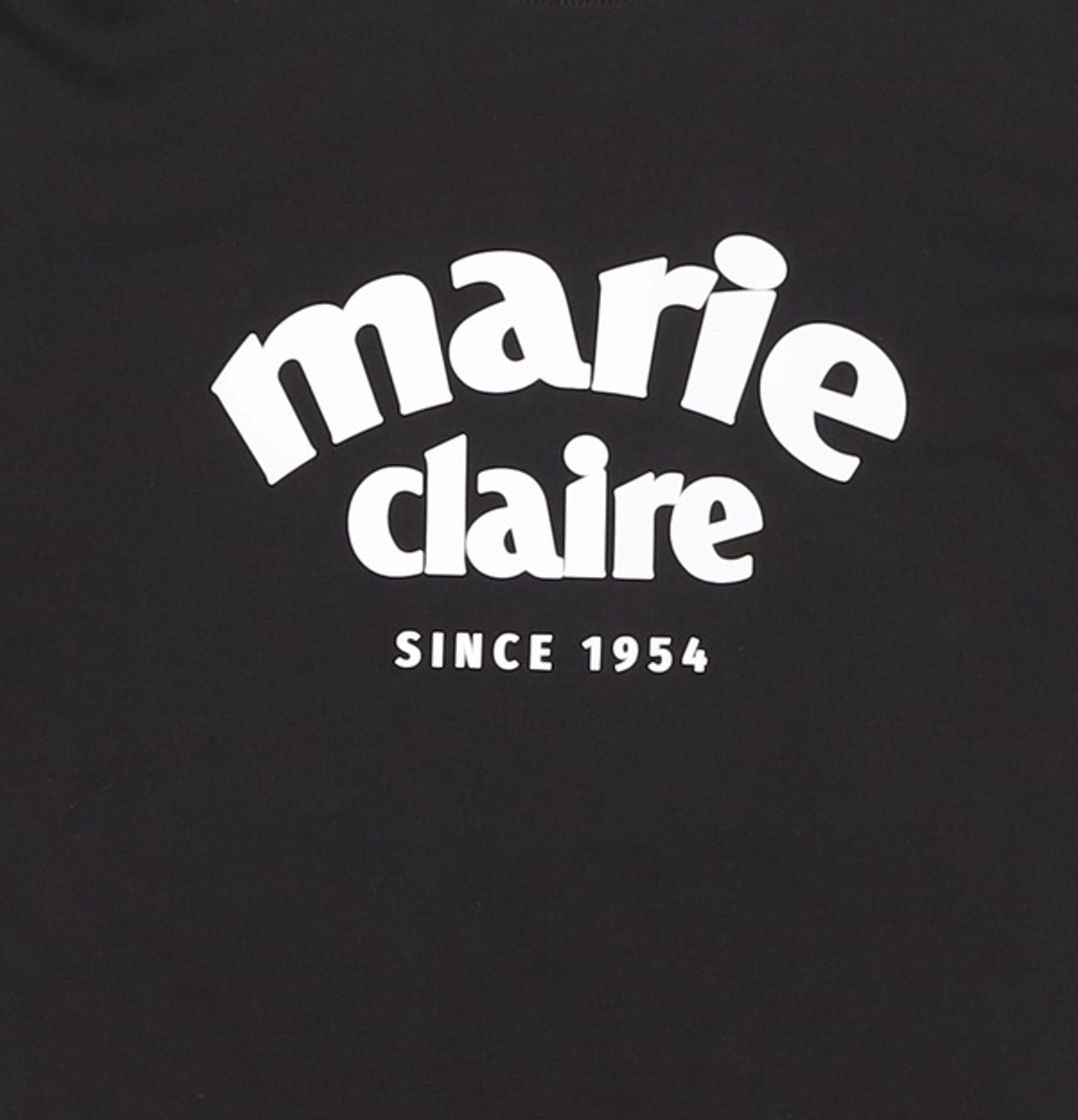 마리끌레르(MARIE CLAIRE) 마리 링거 반팔 티셔츠 (MAFBTS07MBK) 40