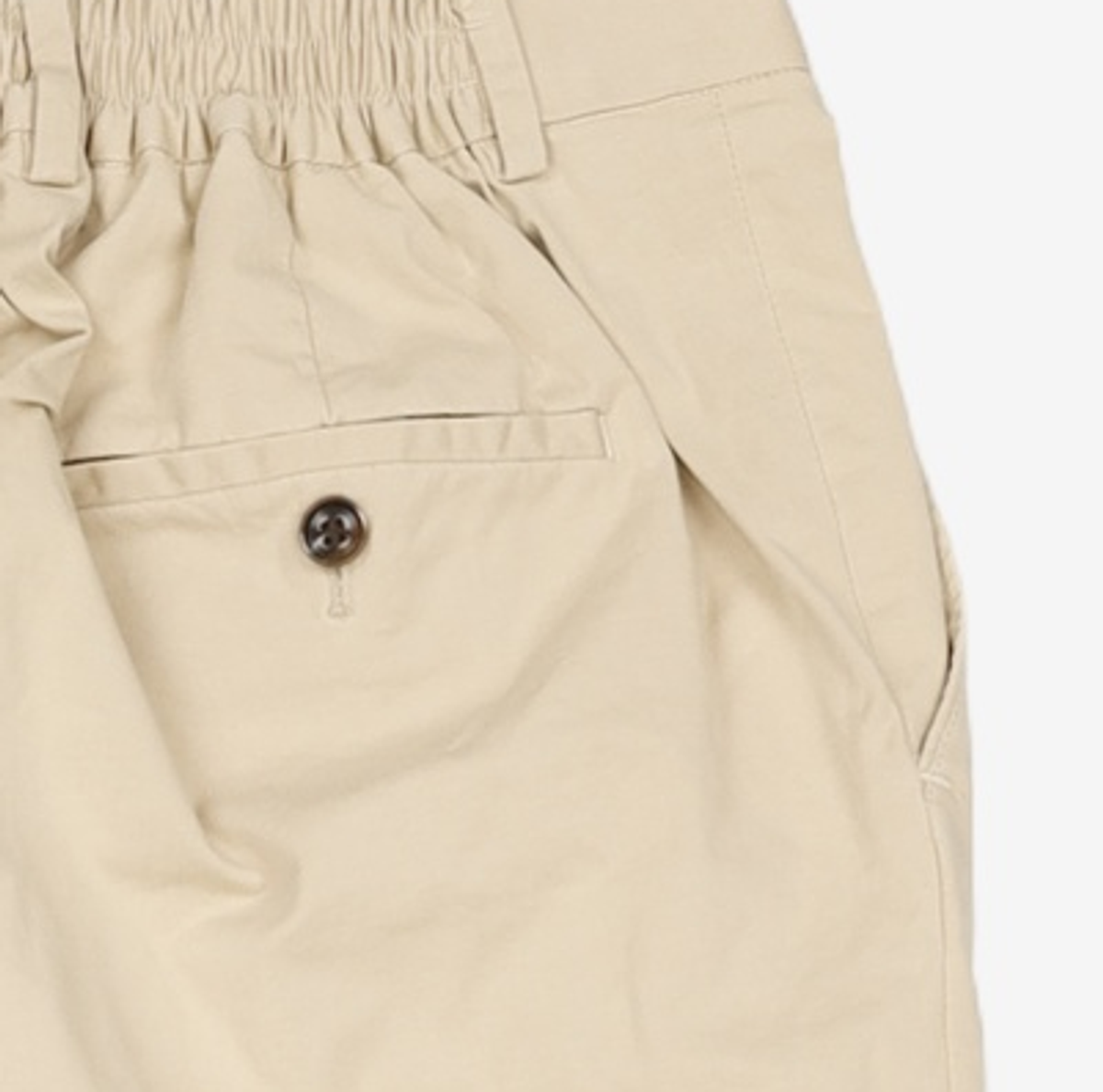 블랙브라운(BLACKBROWN) 포시즌 테이퍼드핏  밴딩 팬츠[BEIGE] 50