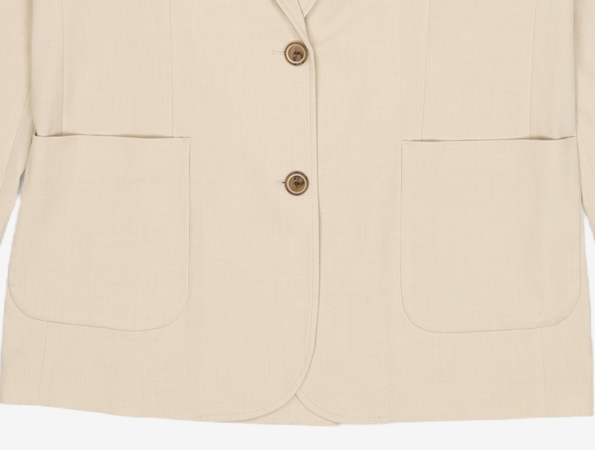 미쏘(MIXXO) 테일러드 오버핏 싱글 자켓 MIWJKB401C M