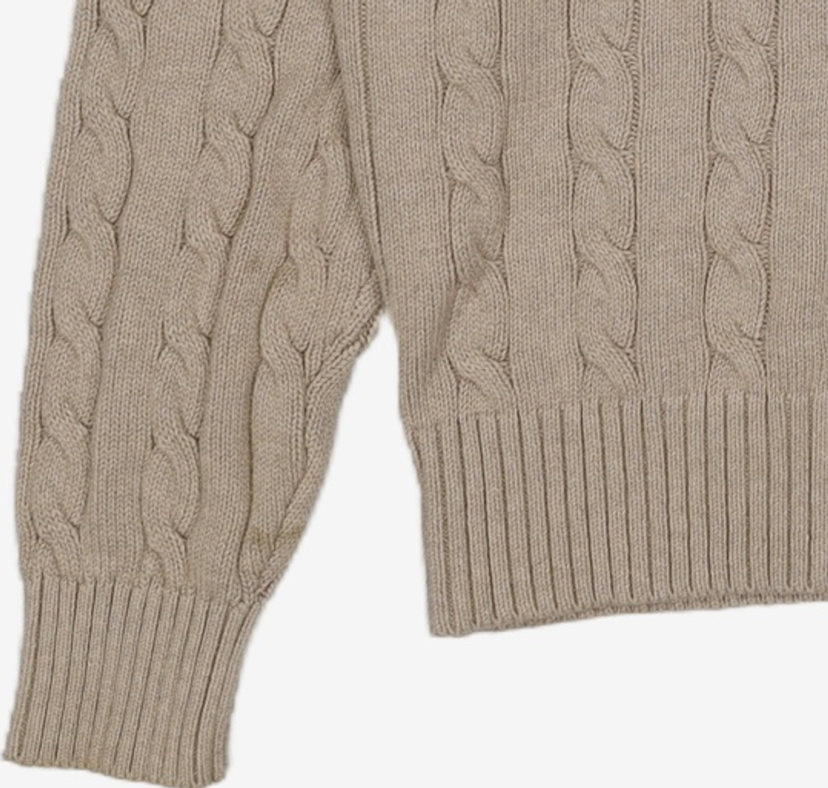 세컨모놀로그(SECONDMONO) Heavyweight Cable Half Zip Knit [OATMEAL]_COOSKT042OATMEAL M