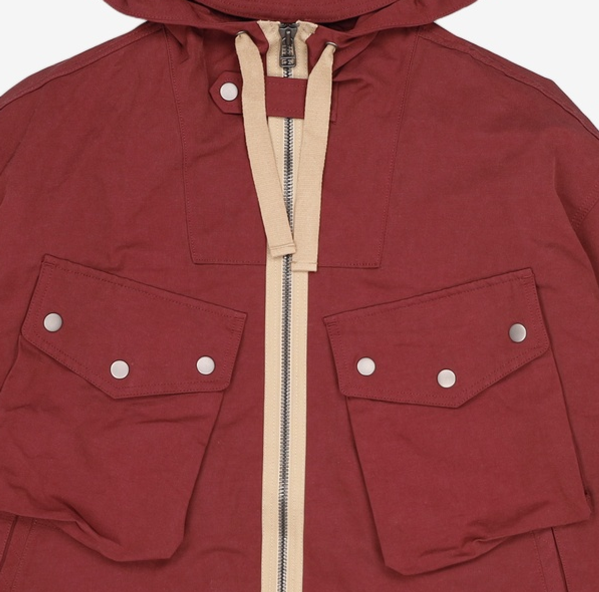 프리즘웍스(FRIZMWORKS) SMOCK HOODED PARKA 002 _ BURGUNDY L