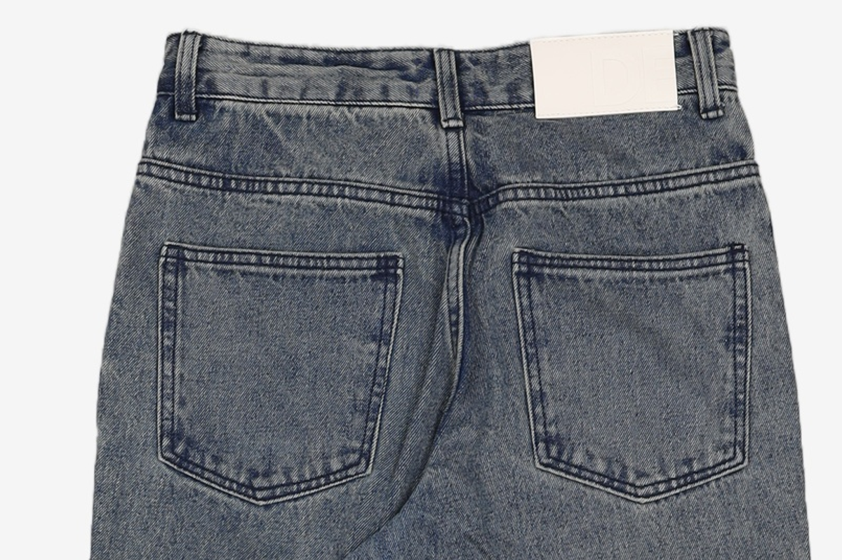 데케트(DECET) Dawn Semi Wide Jeans DCPT002CRBlue2 26