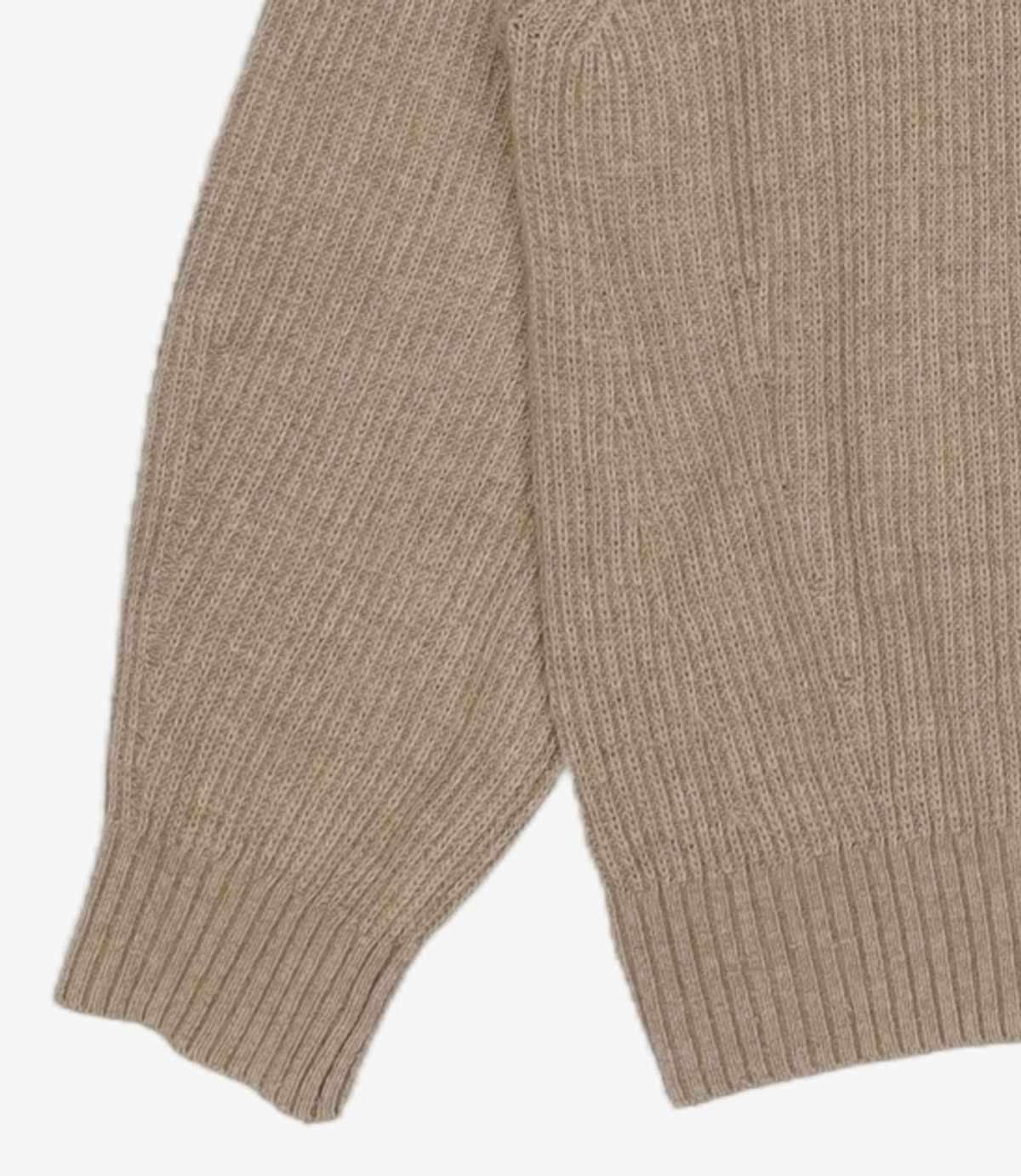 인사일런스(INSILENCE) 라쿤 칼라 니트 카디건 SAND BEIGE M