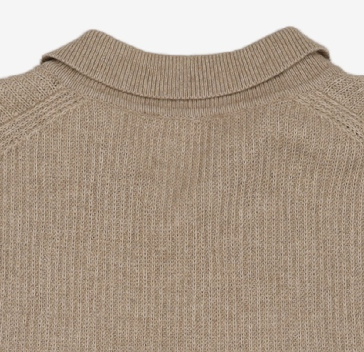 인사일런스(INSILENCE) 라쿤 칼라 니트 카디건 SAND BEIGE M